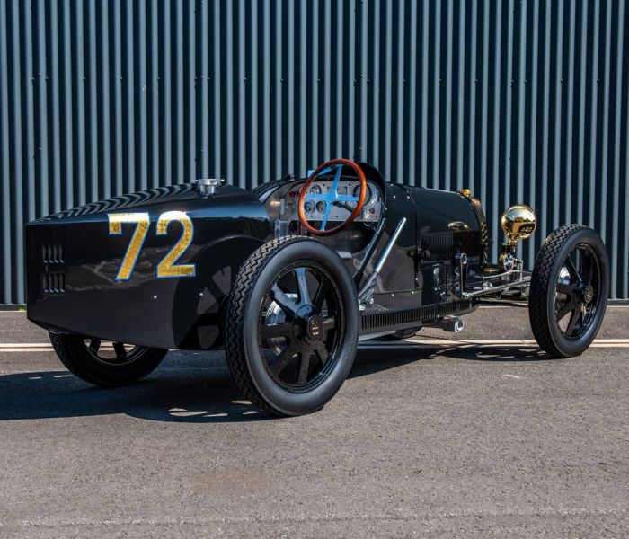 Einzigartiges 75%-Modell, Sonderedition Bugatti Baby II, Baujahr 2023. (Foto: Gooding & Company. Ian Skelton)